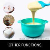 Wax Pot Set for Wax Warmer, Reusable & Non-stick Silicone Waxing Spatulas and pot for Hard Wax Heater, Easy to clean Wax Boiler Set of 2