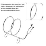 CCbeauty Men's Shaving Set, Stainless Steel Shaving Razor&Brush Holder Soap Bowl Mug Badger Hair Beard Brush