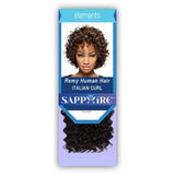 Elements (Sapphire Sc Italian Curl) - Remy Human Hair Weave in F1B27