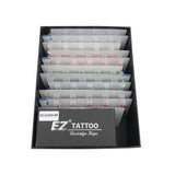 EZTAT2 100 Pcs EZ Revolution Tattoo Cartridge Needles Assorted with 2 Aluminum Grips 2 Needle Bars Complete Kit