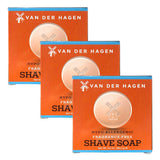 Van Der Hagen Unscented Shave Soap-3 pack (3.5oz)