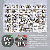 Felt Letter Board with Letters, 10x10 inch Changeable Letter Boards + Pre Cut & Sorted