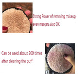 Coshine Makeup Removal Cookie Puff, Face Eraser Removing Cleaning Puff (3pieces)