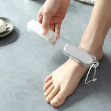 4 Pack Pumice Stone 4 in 1 Foot Brush Body Brush with Handle Pedicure Tool Exfoliating Scrubber for Dead Skin