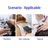 150 Pcs 59" X 51" Disposable Capes Hair Salon, Plastic Waterproof Hair Dye Cutting Coloring Apron Shawl Transparent Barber Shampoo Cape Hairdressing Cape Barber Tools - 0.69oz/Pc
