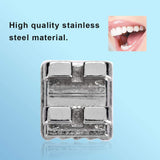 Maxmartt 10 Packs/Set Metal Brackets Braces Tooth Tool (without hook)