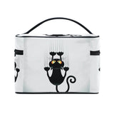 Makeup Bag Cat Paw Print Travel Cosmetic Bags Organizer Train Case Toiletry Make Up Pouch