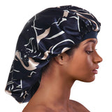 Extra Large Silky Satin Bonnet – Double Layer, Double Care