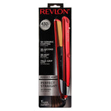 Revlon 3X Ceramic Smooth Glide Flat Iron, 1"