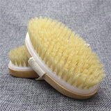 Dry Skin Body Brush - Improves Skin's Health And Beauty - Natural Bristle - Remove Dead Skin And Toxins, Cellulite Treatment, Improves Lymphatic Functions, Exfoliates,Stimulates Blood Cirlulation