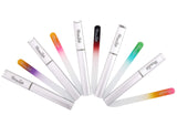 ClassyLady Professional Glass Nails File - Crystal Finger Nail Files For Natural and Acrylic Nails, Double Sided Glass Nail File instead of Emery Boards and Buffers (Colour 5pk with Case)