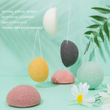 Konjac Facial Sponges, Deep Cleansing and Exfoliating Sponges, Natural and Gentle for All Skins, 6 Pack, Multicolor