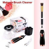 Electric Makeup Brush Cleaner Spinner - Automatic Machine Kit - Professional Makeup Brush Cleaning Tool - Quick, Easy and Effortless Way to Clean Makeup Brushes - No Dirt, Bacteria or Dead Cells