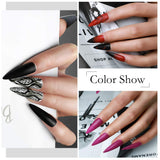 40PC Gel Nail Polish Set Soak Off LED U V Colorful Manicure Nail Art Design