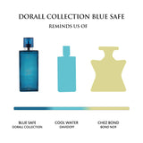 BLUE SAFE BY DORALL COLLECTION COLOGNE FOR MEN 3.3 OZ / 100 ML EAU DE TOILETTE SPRAY