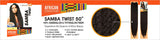 Sensationnel Synthetic Hair Crochet Braids Africa Samba Twist Braid 50" (4-Pack, 1B)