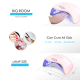 Perfect Summer Gel Nail Polish Set - 4 Colors Gel Polish, Base Top Coat,USB 24W UV LED Nail Dryer Lamp,14 Kinds of Nail Manicure Tools Starter Kit 8ML 0105