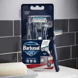 Barbasol Ultra 3 Premium Disposable Razor Value Pack Bundle (3 Packs/12 Total Razors)