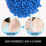 Hair Waxing Kit, Non-stick Wax Warmer, 3.5 OZ Hard Wax Beads pack of 5(Total 1.1lb), 20 Waxing Sticks, and 10 Nose Wax Applicators, Non-stick Wax Warmer for Unisex Adults and Teenagers