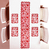 Beeager 5 Pack Valentines Day Decorations Sets - Valentines Day Table Runner