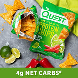 Quest Nutrition Tortilla Style Protein Chips, Chili Lime, Baked, 1.1 Ounce (12 Count)