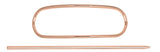 L. Erickson Oblong Metal Slide - Rose Gold