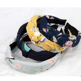 Ondder 12 Pack Knotted Headbands for Women, Turban Headbands for Women Hard Headband Headwear Cute Floral Headbands Hair Accessories for Women Ladies