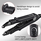 Professional Hair Extension Tool Fusion Hair Connector Heat Iron Wand Melting Tools, with Adjustable Temperature Setting (210℉ - 390℉), Dual Voltage, Black, BLUETOP