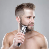 Hatteker Mens Beard Trimmer Kit Cordless Mustache Trimmer Hair Clippers Trimmers Groomer Kit Nose Hair Trimmer Waterproof 5 In 1