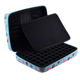 Essential Oils Storage Hold 70 Bottles - Carrying Hard Shell Organizer Case for Artnaturals/Young Living/Radha/Doterra Aromatherapy Essential Oils 5ml, 10ml, 15ml with Foam Insert - Flamingo