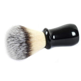 Shaving Brushes, JR Synthetic Nylon Brush Hair Knot with Pure Black Engineered Resin Handle Shaving Brush for Men, Safety Razor, Double Edge Razor, Shaving Razor