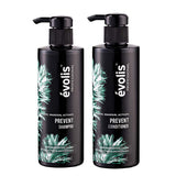 évolis PREVENT Shampoo & Conditioner - Anti Hair Loss - Hair Loss Shampoo & Conditioner for Men and Women - Preventative Hair Loss Treatment (8.5 fl oz Each)