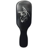 Badass Beard Care 100% Boars Hair Hardwood Frame Black Series Beard Brush For Men with Handle