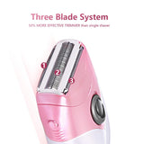 TOUCHBeauty Body Hair Shaver for Women Pink Hair Remover Wet/Dry Shaving Body/Leg/Bikini Hair Removal 1459