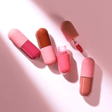 RONRONS 30 Pieces Cute Capsule Shaped Mini Lip Gloss Tubes Refillable Lip Balm Bottles Clear Empty Lip Balm Containers Reusable Plastic Lipstick Tube Containers with Rubber Insert Stoppers, 3ml