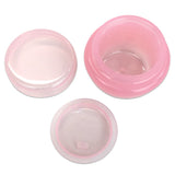 Beauticom 24 Pieces 10G/10ML Pink Frosted Container Jars with Inner Liner for Lotion, Toners, Lip Balms, Makeup Samples - BPA Free