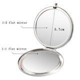 Sometimes You Forget You are Awesome So This is Your Reminder Compact Pocket Makeup Mirror with Gift Box for Woman Friend Boss Lady Wife Daughter Christmas Birthday Present