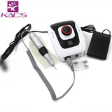 KADS New Arrival 300-35000RPM White Nail Equipment Manicure Pedicure Tools Electric Nail Art Drill Pen Machine Set for Nail Art