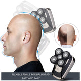 Belita Amy Bald Head Shaver Electric Razor for Men,5 in 1 Wet And Dry Quick USB Rechargeable electric shaver Grooming Kit for Men With Beard Trimmer Nose Hair Trimmer Hair Clippers Facial Brush