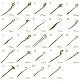 24 Pieces Chinese Hair Sticks Handmade Vintage Women Girl Hair Chopstick Bronze and Classic Hair Fork Accessory for Christmas Gift Black five