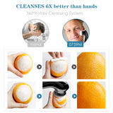 TOUCHBeauty Facial Cleansing Brush for Men Face Scrubber with Advanced PBT Bristles Spin Brush & Stand,Facial Cleansing System Designed for Men |Dual speed, Waterproof, Battery Powered TB-0759M