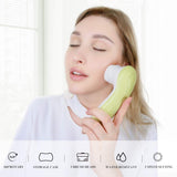 TOUCHBeauty 3IN1 Face Brush Set with 3 Spin Cleansing Brushes, Deeply Cleanse Pores for All Skin Sensitive Type |Waterproof, Travel Case, Dual-Speed, Battery Powered