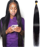 Remy Human Hair 1 Bundle 30 Inch Long Straight 12A Virgin Remy Virgin Straight Human Hair Bundles 100% Unprocessed Remy Hair Bundles