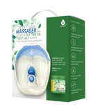 Pursonic Foot Spa Massager with Vibrating Bubbles & Tea Tree Oil Foot Salt Scrub with Epsom Salt 10oz Gift Set, Melts Away Stress and Revitalizes Tired Feet (Warming Function)