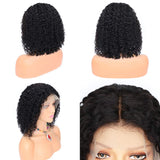 Yaster Hair 100% natural human hair in Brazil black curly wig BOB wig 150% density suitable for black women thick hair adjustable mesh cap size