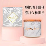 Lyon Lash Glue Storage Container/Airtight Adhesive Holder for Eyelash Extension Glues, Hold 5 Adhesives, Sealed Jar/Tank/Box/Bottle, Eyelash Extension Supplies