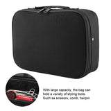 Hairdressing Bag - Delaman Professional Barber PU Leather Hairdressing Tool Scissors Bag Hair Styling Accessories Storage Bag Salon Carrying Organizer Case