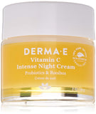 DERMA E Vitamin C Intense Night Cream, 2 oz, Cream White