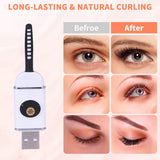 Heated Eyelash Curler USB Rechargeable Electric Lash Curler for Women