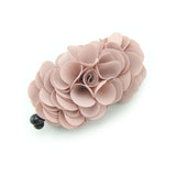 Meilliwish Flowers Rose Hair Clip Ponytail Holder(H41)(Pink)